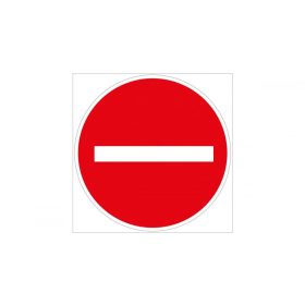 Behajtani tilos tábla