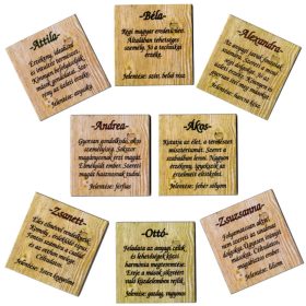 Neves hűtőmágnes - Többféle keresztnév választható