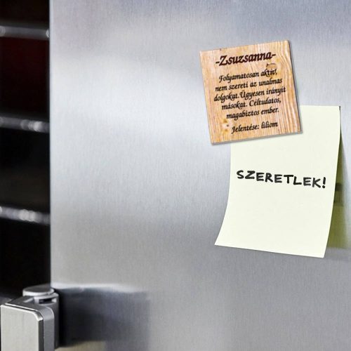 Neves hűtőmágnes - Többféle keresztnév választható