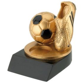 Focilabda és cipő szobor gravírozható