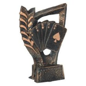 Kártya (póker) szobor gravírozható