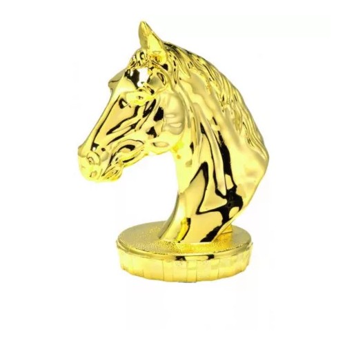 Lófej (arany) szobor gravírozható