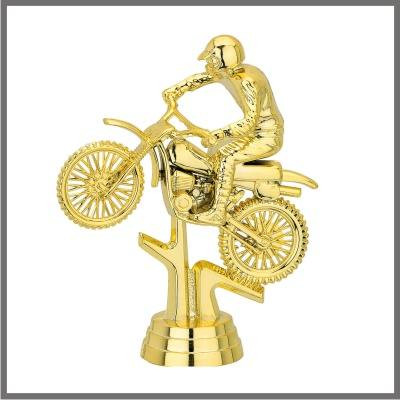 Cross motor szobor (arany) gravírozható
