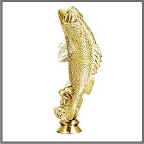 Hal szobor (arany) márvány talppal gravírozható