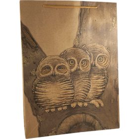 Bagoly mintás dísztasak