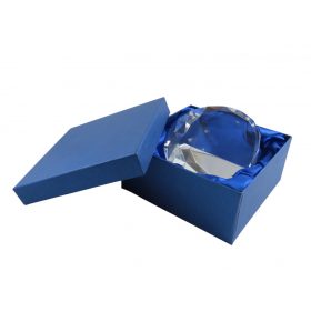   Gravírozható kristálytömb, díszcsomagolásban gravírozható