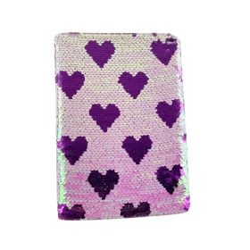 Füzet, szíves pikkely borítással