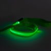 LED-es póráz (akkumulátoros) zöld