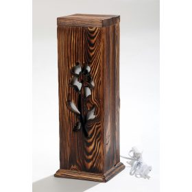 Woodburn Style hasáb lámpa - virág