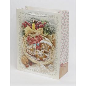 Dísztasak 29x38x13 cm karácsonyi