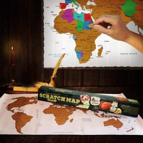 Scratch Map - kaparós térkép