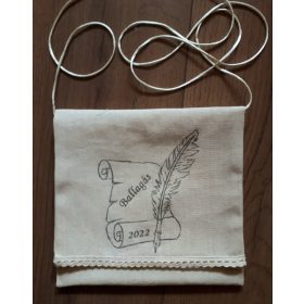 Kézműves ballagó tarisznya - nagyobb méret