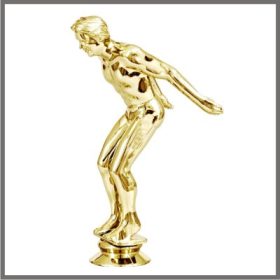 FIGURA Úszó férfi 14 cm gravírozható