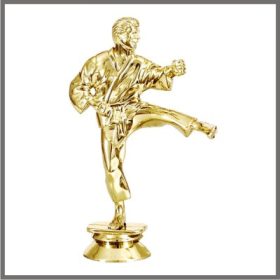 FIGURA Férfi karate 13 cm gravírozható