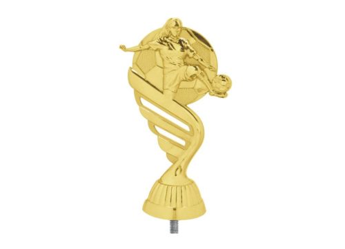 FIGURA Női foci h=13 cm gravírozható
