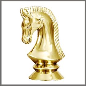 FIGURA Sakk lófej 7,5 cm gravírozható