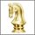 FIGURA Sakk lófej 7,5 cm gravírozható