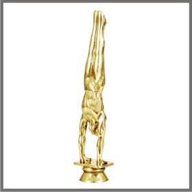 FIGURA Férfi tornász 15,5 cm gravírozható