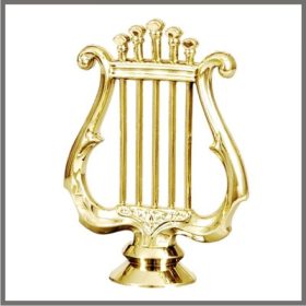 FIGURA Hárfa 10,5 cm gravírozható