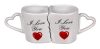Dupla bögre "I Love You" felirattal