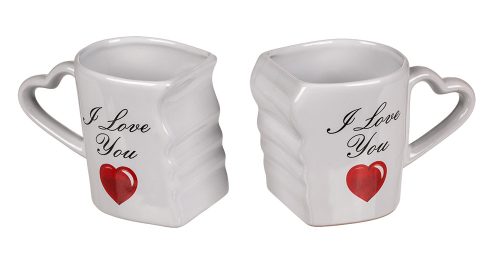 Dupla bögre "I Love You" felirattal