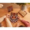 UNIDRAGON fából készült kirakós állat - LOVELY TIGRIS - 181db - 25X32 cm