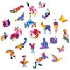 UNIDRAGON fából készült kirakós állat - TÜNDÉRMADÁR - 198db - 25X32 cm