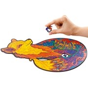 UNIDRAGON fából készült kirakós állat - RÓKA- 195db - 25X33 cm