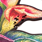 UNIDRAGON fából készült kirakós állat - COLIBRI- 200db - 38X29 cm