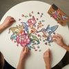 UNIDRAGON fából készült kirakós állat - COLIBRI- 200db - 38X29 cm