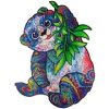 UNIDRAGON fából készült kirakós állat - PANDA- 215db - 25X33 cm