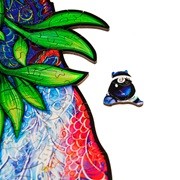 UNIDRAGON fából készült kirakós állat - PANDA- 215db - 25X33 cm