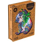 UNIDRAGON fából készült kirakós állat - PANDA- 215db - 25X33 cm