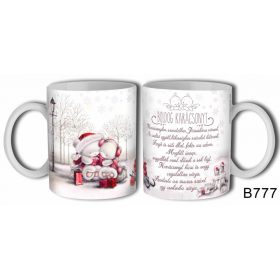 Karácsonyi bögre - Macis 3dl