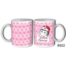 Karácsonyi bögre - Unikornisos 3dl