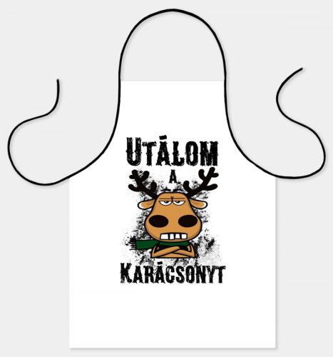 Vicces kötény - Utálom a karácsonyt