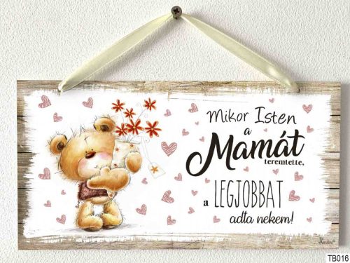 Mikor Isten Mamát megteremtette tábla