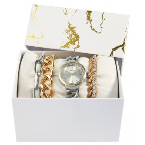 Excellanc női karóra ajándék szett 4 karkötővel