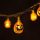 Halloween-i tökös fényfüzér - 10 LED