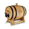 Asztali csapos whiskys hordó fából