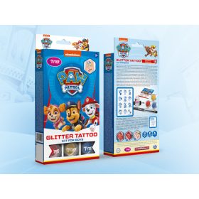 Mancs őrjárat csillámtetoválás szett fiús