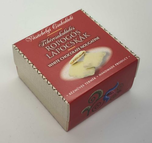 Fehércsokoládés ropogós lapocskák (Nougatine) (100g)