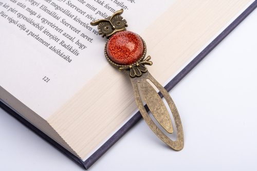 Kézműves bagoly könyvjelző különböző mintával