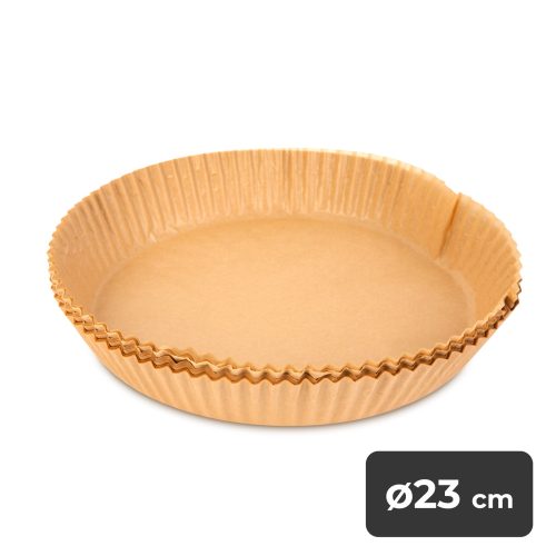 Air fryer sütőpapír - olaj nélküli sütőhöz - kör - 23cm - 50db-os