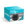 Fényterápiás aroma diffúzor - fekete - 160ml