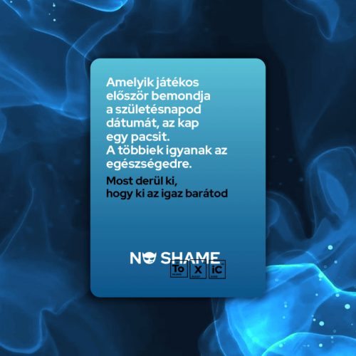 No shame Toxic ivós játék