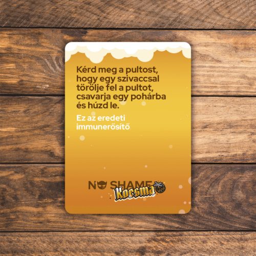 No shame Kocsma party játék