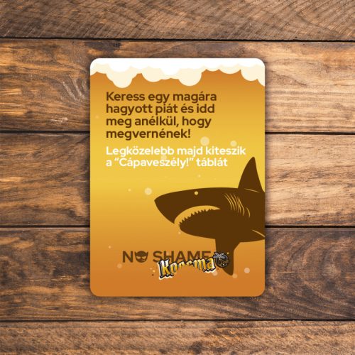 No shame Kocsma party játék