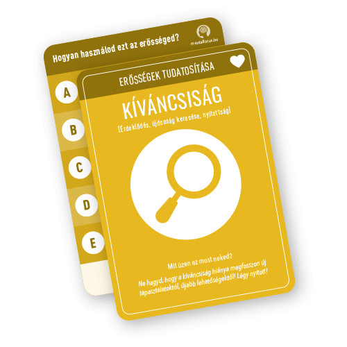 Ez vagyok én! erősségeid felfedező önismeret-fejlesztő kártyajáték