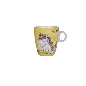 Unikornis bögre sárga